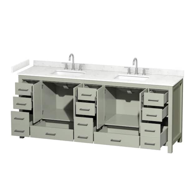 Wyndham Collection Sheffield 84 in. Double Freestanding Light