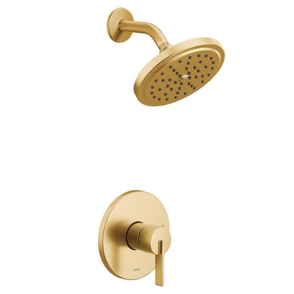 Cia 1 Handle Shower Trim Kit in Brushed Gold (Valve Not Included)