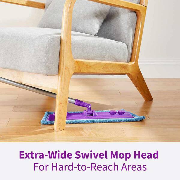 Rejuvenate 15 in. Microfiber Flat Mop Kit HG-R00339 - The Home Depot