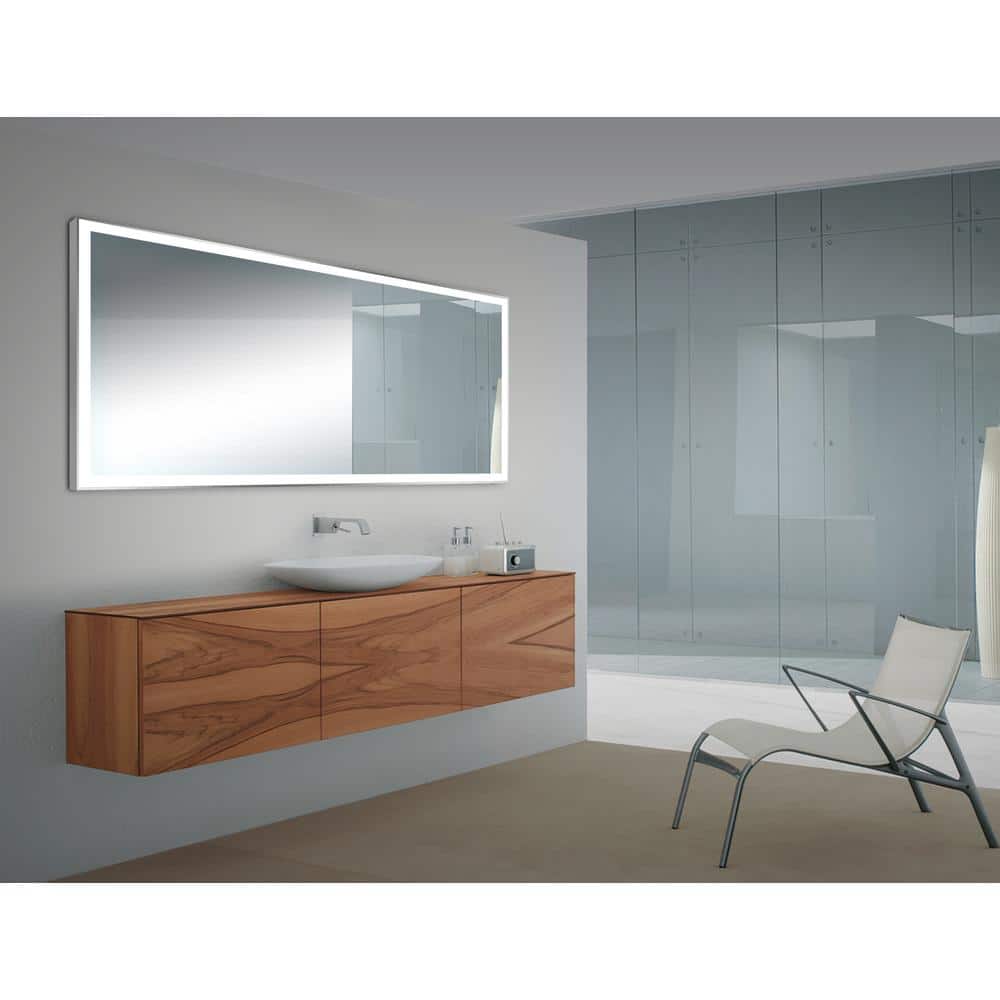 Laguna LED Frameless Rectangular Vanity Bathroom Mirror