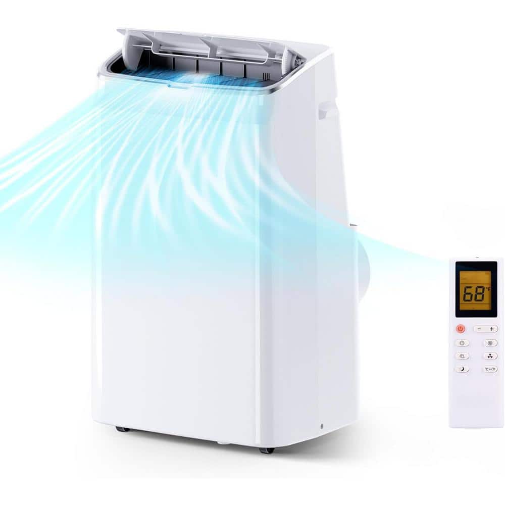 10,000 BTU Portable Air Conditioner Cools 400 sq. ft. with Dehumidifier and Cooling Fan with Remote in White price history on PriceWatchPro