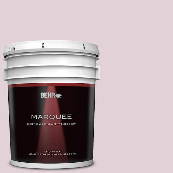 BEHR MARQUEE 5 gal. #T15-7 Secret Blush Flat Exterior Paint & Primer