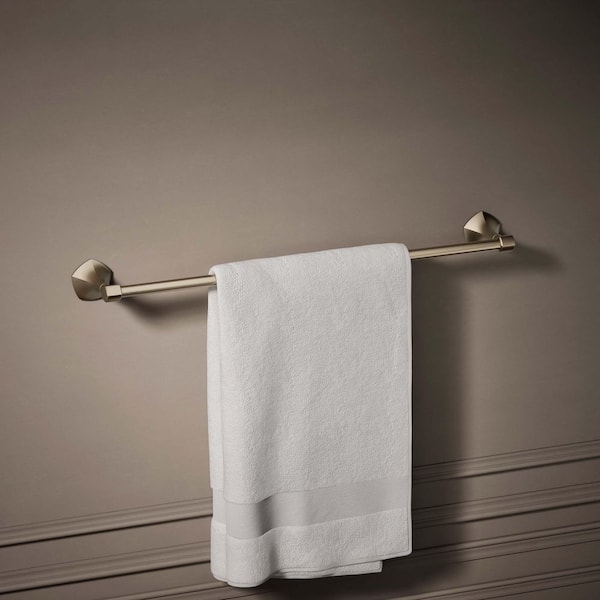 Occasion 24 in. Wall Mounted Towel Bar in Vibrant Brushed Bronze
