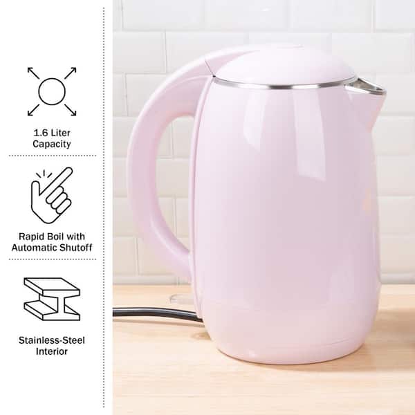 Classic Cuisine 7-Cup Stainless-Steel Interior Electric Kettle