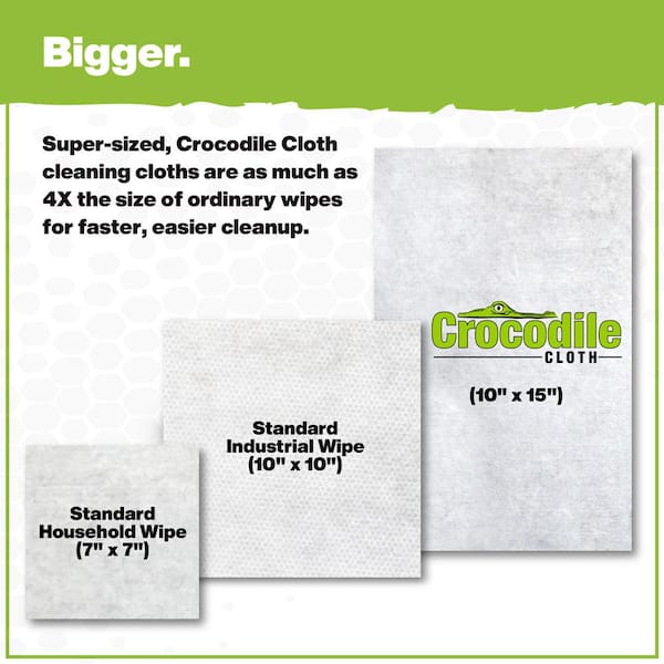Crocodile Cloth 75% Alcohol Wipes 1 Pack/ 80 Wipes 