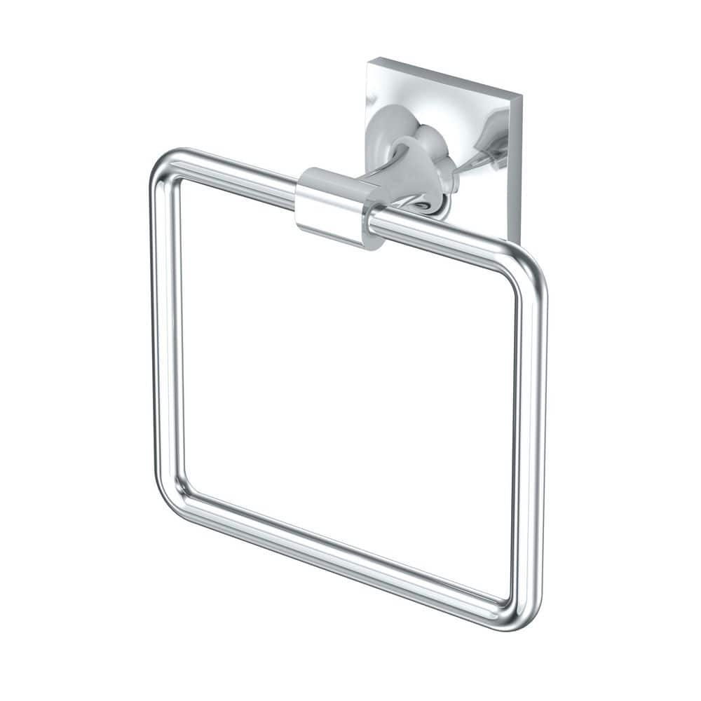 Waterline Collection - Towel Ring in Satin Nickel by Gatco Bath