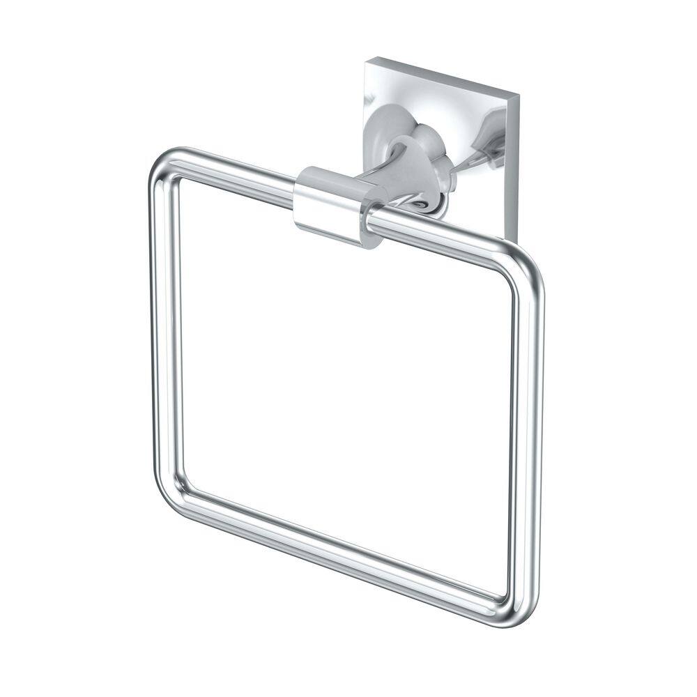 Gatco Waterline Anello Portasciugamani In Nichel Satinato - Design Moderno E Lussuoso
