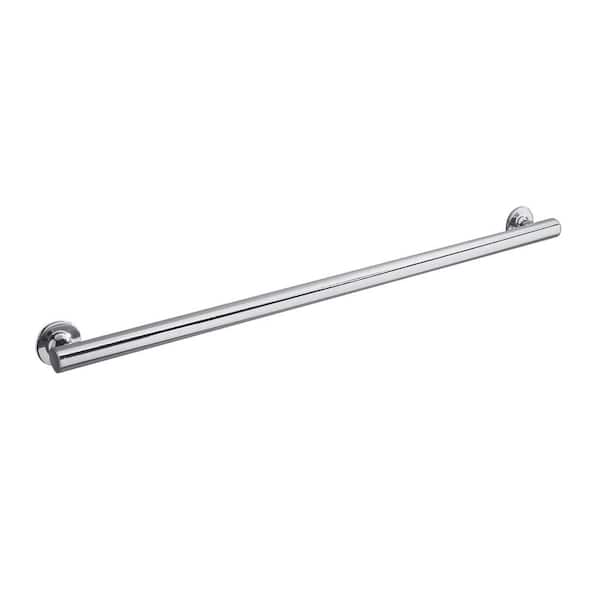 KOHLER Purist 36 in. x 2.4375 in. Concealed ScrewGrab Bar in Polished Stainless