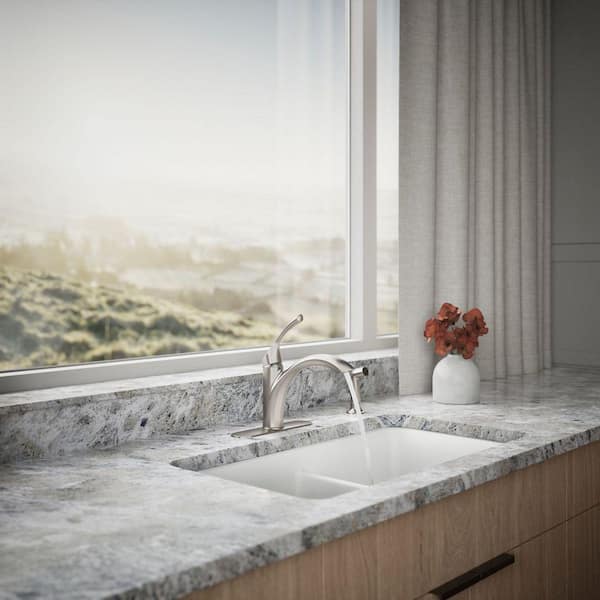 KOHLER Mistos Single-Handle Standard Kitchen Faucet with Side