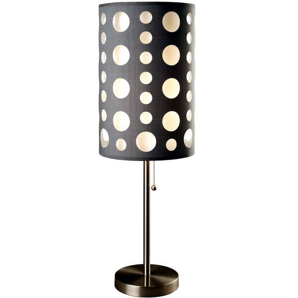 grey retro lamp