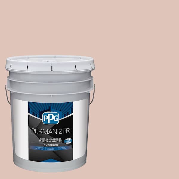 5 gal. PPG18-14 Spice Beige Satin Exterior Paint
