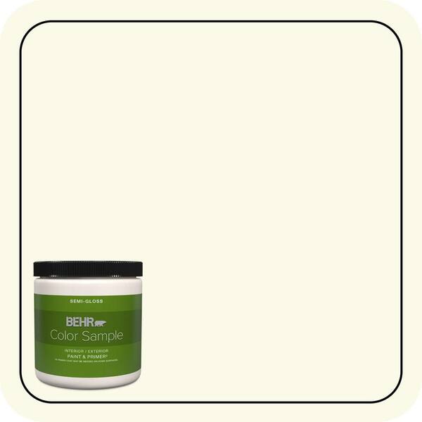 BEHR PREMIUM PLUS 8 oz. #BXC-86 Elderflower Semi-Gloss Interior/Exterior Paint & Primer Color Sample