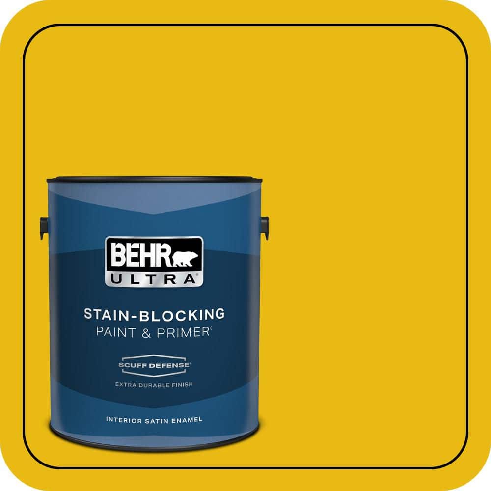 1 gal. #390B-7 Lemon Lime Extra Durable Satin Enamel Interior Paint & Primer price history on PriceWatchPro