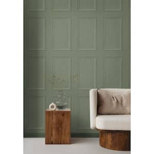 Fresh Rosemary Faux Wood Panel Vinyl Peel and Stick Wallpaper Roll (Covers 40.5 sq. ft.)
