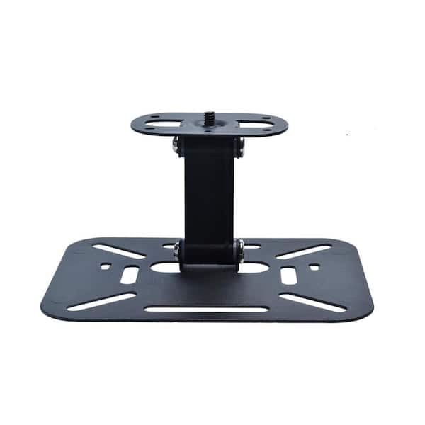 Foldable Projector Stand Table Desktop Ceiling Mount with 180° Adjustment in Black for Home or Office Use