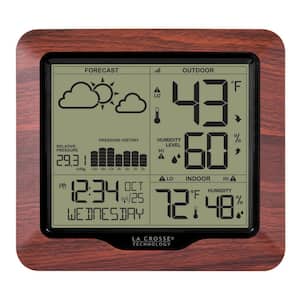 Wireless Backlight Digital Forecast Station with Pressure History and Graph