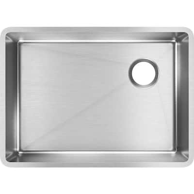 Crosstown 26in. Undermount 1 Bowl 18 Gauge  Stainless Steel Sink Only and No Accessories