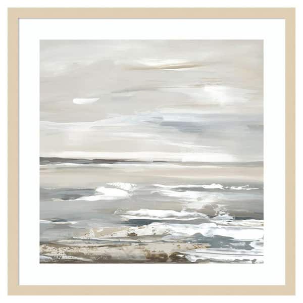 Amanti Art Oceanic Dreams by Lera 25 in. W x 25 in. H. Wood Framed Wall Art Print Framed in Brown