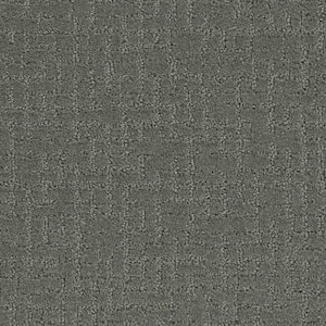 West Springs  - Willow - Gray 28 oz. SD Polyester Pattern Installed Carpet