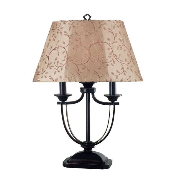 Kenroy Home Belmont 28 in. Oil-Rubbed Bronze Outdoor Table Lamp