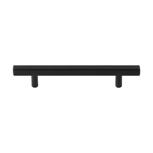 Utopia Alley 5 in. (128mm.) Center to Center Matte Black Stainless Steel Drawer Pull