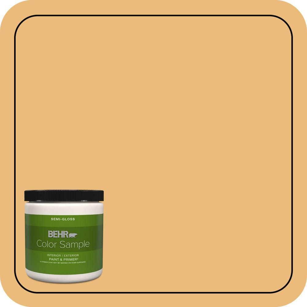 8 oz. #BXC-61 Early Harvest Semi-Gloss Interior/Exterior Paint & Primer Color Sample price history on PriceWatchPro