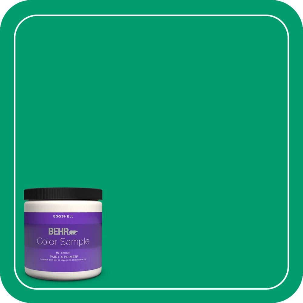 8 oz. #S-G-460 Mint Sprig Eggshell Enamel Interior Paint & Primer Color Sample price history on PriceWatchPro