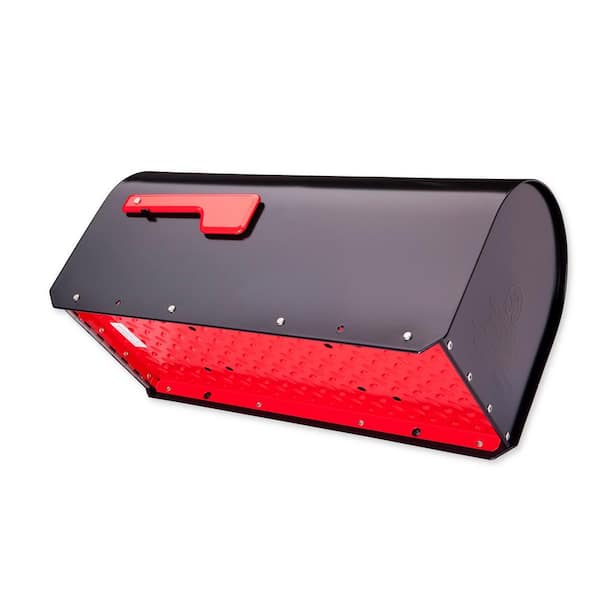 Sequoia Black Heavy Duty Post Mount Mailbox Sequoia Black Heavy Duty Post Mount Mailbox
