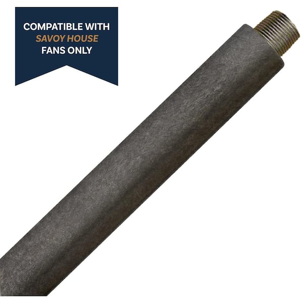 9.5 in. Extension Rod in Antique Nickel