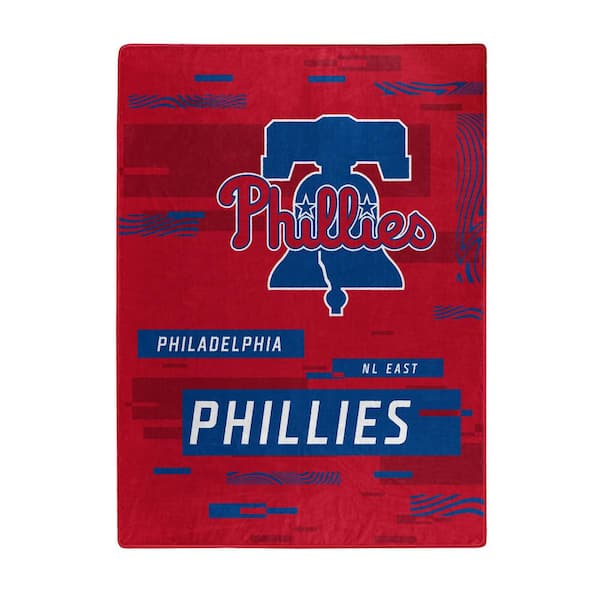 THE NORTHWEST GROUP MLB Digitize Philadelphia Phillies Raschel Throw Blanket