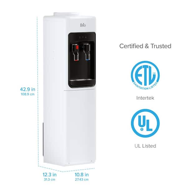 Brio 300 Series Slimline Top-Load Water Dispenser for 3 & 5 Gallon