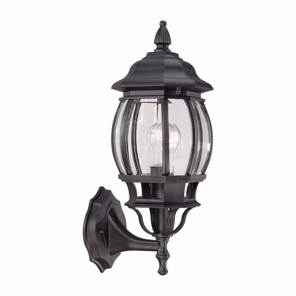 Hampton Bay Hampton Bay Black 1-Light Outdoor Line Voltage