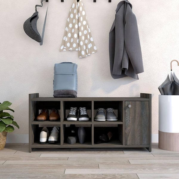 contemporary shoe storage bench