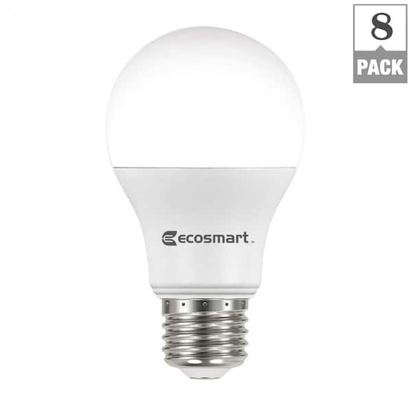 zadel Zo veel Vulkaan 60-Watt Equivalent A19 Non-Dimmable LED Light Bulb Daylight 5000 (8-Pack)  B7A19A60WUL38 - The Home Depot