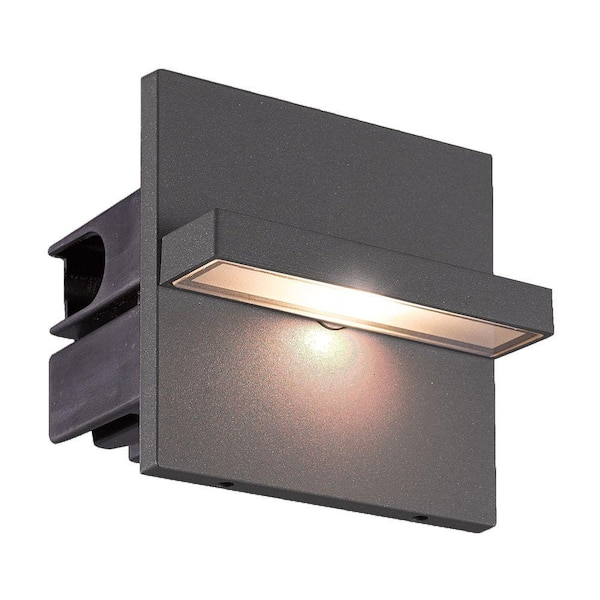 Eurofase Perma Collection 1-Light Graphite Grey Outdoor Wall Lantern Sconce