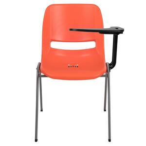 Orange Plastic Side Chair