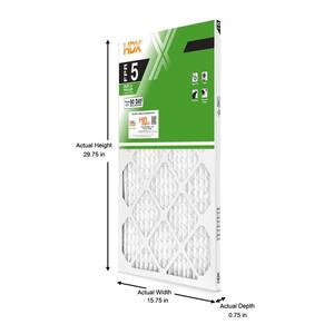 16 in. x 30 in. x 1 in. Standard Pleated Air Filter FPR 5