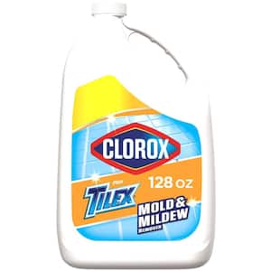 Clorox Plus Tilex 128 oz. Mold and Mildew Remover and Stain Cleaner with Bleach Spray Refill Bottle