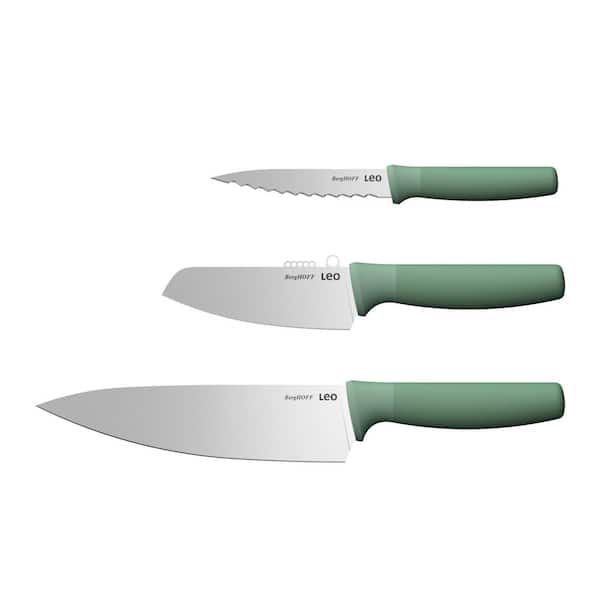 BergHOFF forest Stainless Steel 3-Piece Specialty Knife Set, Recycled Material