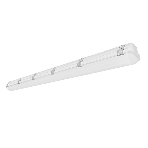 4 ft. 60 W Integrated LED Vapor Tight Adjustable Lumens 4000K/5000K White Strip Light