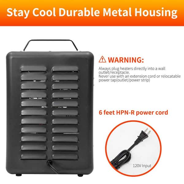 Heating Space Heater Power Strip Runesay 1500W Electric Space