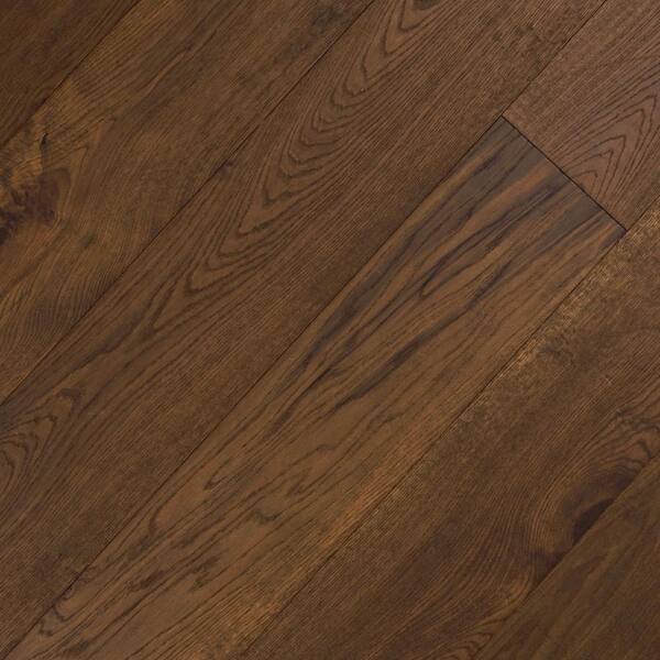 HOMELEGEND Dawn White Oak 3/8 in. T x 7.5 in. W Wire Brushed Engineered Hardwood Flooring (30.9 sqft/case)