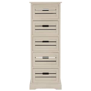 Winsome Wood Halifax White 7 Drawer Storage Cabinet 10792