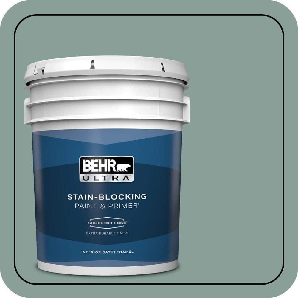 5 gal. #480F-4 Mermaid Net Extra Durable Satin Enamel Interior Paint & Primer price history on PriceWatchPro