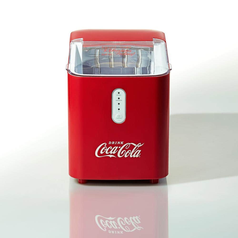 Coca-Cola Red Portable Countertop Ice Maker