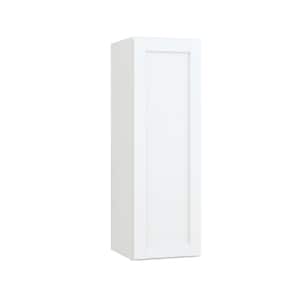 Courtland 12 in. W x 12 in. D x 36 in. H Assembled Shaker Wall Kitchen Cabinet in Polar White