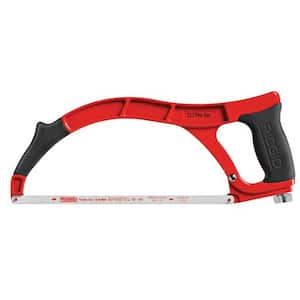 212 Pro Arc Aluminum High-Tension Hacksaw with 12 in. Blade & Rubberized Grip (Blade Cuts 45 or 90 Degree Angles)
