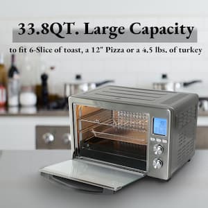 BLACK+DECKER 1500 W 6-Slice Stainless Steel Toaster Oven with Broiler  CTO6335S - The Home Depot