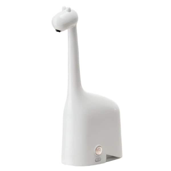 10 oz. White Automatic Foaming Soap Dispenser, Rechargeable Electric with 3-Level Adjustable Foam for Bathroom Kitchen