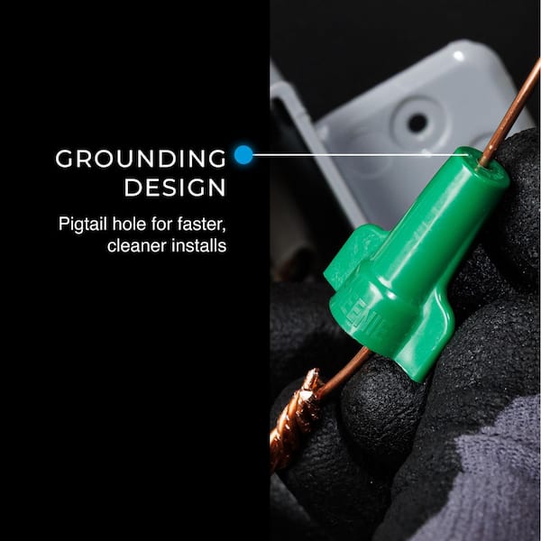 IDEAL Greenie Grounding Wire Conn 92 Green (150 Jar) 30-092J - The